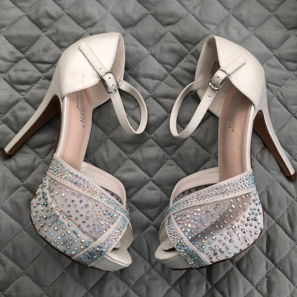 De Blossom Platform Heels Bridal/Prom